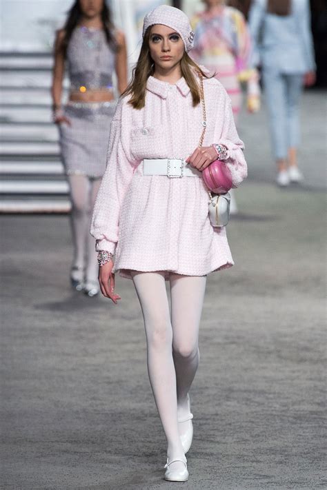 pink chanel dresses